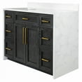 thumbnail image 4 of Palisade 48" Bathroom Vanity with Dark Oak Cabinet and Engineered Marble Top, 4 of 5