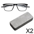 thumbnail image 1 of 2xGafas De Lectura Deportivas Con Bloqueo De Luz Azul Para Mujeres Y Hombres Que Viajan En Color Negro Y Gris 400 degree, 1 of 8