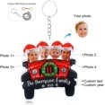 thumbnail image 2 of Adornos colgantes de madera personalizados XINYU para Navidad 2024 2 a 7 fotos y nombres, 2 of 7