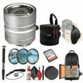 thumbnail image 2 of Leica Summilux-M 50mm F/1.4 ASPH. Lens (Silver) (11892) + 64GB Memory Card + Padded Lens Case + Filter Kit + BackPack + Full Size Monopod +  Cleaning Set + Cap Keeper + Hand Strap, 2 of 2