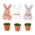 thumbnail image 1 of 3 Piezas De Conejito De Peluche Suave De Pascua, Decoración De Mesa De Primavera Para Regalo De Interior Festivo, 1 of 8