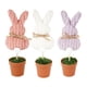 thumbnail image 1 of Conejito de peluche de Pascua,Adornos de mesa de Pascua: adorno de conejito,Conejito de peluche suave de Pascua para decoración de mesa de primavera,Figura de conejo para rellenar, 1 of 9