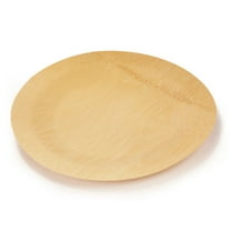 Round Disposable Bamboo Veneer Plates
