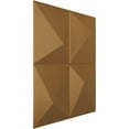 thumbnail image 2 of Ekena Millwork 19 5/8"W x 19 5/8"H Ellis EnduraWall Decorative 3D Wall Panel, Bright Coat Gold (Covers 2.67 Sq. Ft.), 2 of 6