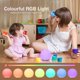 thumbnail image 2 of Night Light Kids, Led Rechargeable Baby Night Light With Dimmable Warm White And Colour Changing Rgb, Touch Control Bedside Lamp, 2 of 5