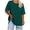 Green, variant on Plus Size T-Shirts for Women Round Neck Short Sleeve Basic Casual Comfy Spring Summer Loose Fit Solid Color Tops, Army Green 4XL