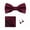Red, variant on 1 Set Men Bow Tie Kit Bow Tie Kerchief Cufflinks Set Weddings Business Events Outfit Accessories