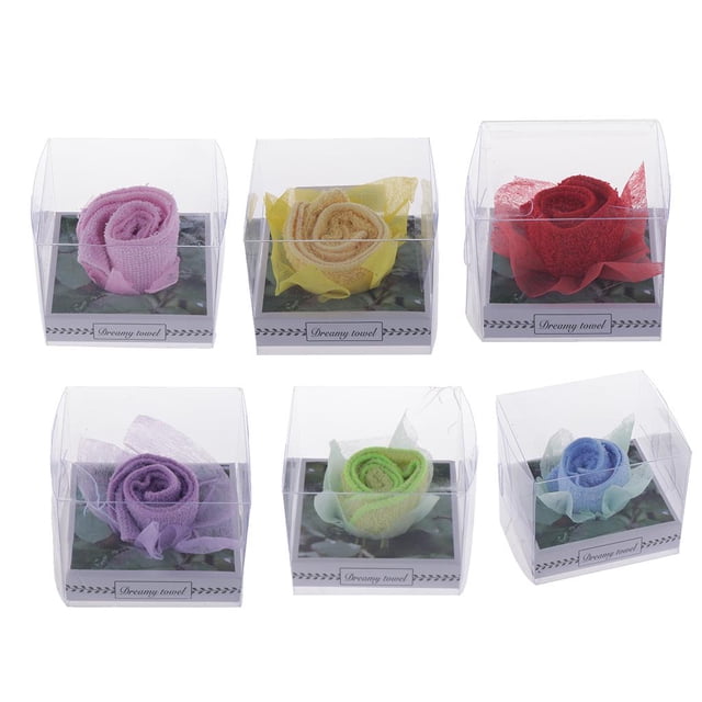 Paños de Toalla Macarena con Rosas para Boda Cumpleaños Favor de Invitado
