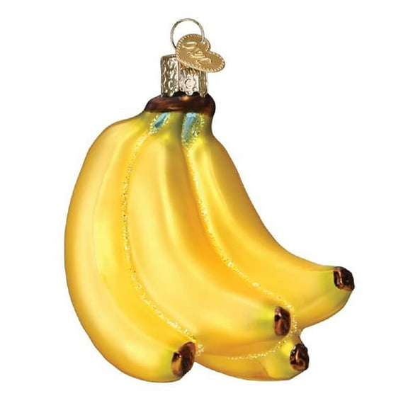 Old World Christmas Ornaments Bunch of Bananas Glass Blown Ornaments for Christmas Tree