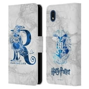 Head Case Designs Officially Licensed Harry Potter Deathly Hallows IX Ravenclaw Aguamenti Leather Book Wallet Case Cover Compatible with Samsung Galaxy A01 Core (2020)