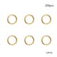 thumbnail image 2 of 200 unids 12x10mm Golden Spring Anillos Bolsa Hebilla Dividir Círculo de acero inoxidable Llaveros Anillos, 2 of 6