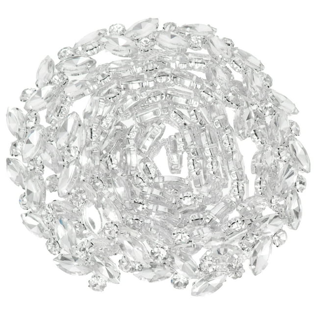 Rhinestone Chain Trim Decorative Crystal Rhinestone Close Chain Trim Clothing DIY Rhinestone Chain