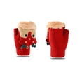 thumbnail image 4 of Guardurnaity 1 par de guantes de punto de Navidad para hombres y mujeres, guantes de invierno para viajar, deportes de ciclismo, mitones cálidos de Type2 NO2, 4 of 6