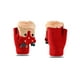 thumbnail image 5 of Guardurnaity 1 par de guantes de punto de Navidad para adultos, senderismo, ciclismo, equitación, esquí, deportes, dibujos animados, mitones Rojo 2piezas, 5 of 6