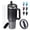 Black Gray, variant on SUNSOC 40 oz Insulated Water Bottle with Handle, Leakproof Travel Mug, Stainless Steel Cup for Work, Gym and Travel