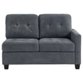 thumbnail image 2 of Georgina Upholstered Armless Chair Steel Beige, 2 of 4