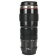 thumbnail image 4 of Tasse à Café Pour Objectif D'appareil Photo, Tasse à Café En Acier Inoxydable, Couvercles Scellés, Tasse D'appareil Photo De Photographe, Tasse à Café De Voyage Pour Femmes Et Hommes(Noir), 4 of 14