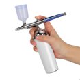 thumbnail image 3 of Pistola pulverizadora portátil para el cuidado de la piel, aerógrafo de atomización con inyección de oxígeno USB, color blanco, 3 of 8