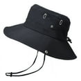 thumbnail image 4 of Wide Brim Sun Hat UV Protection Bucket Cap For Hiking Camping Fishing Women Mens, 4 of 4