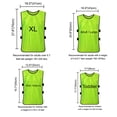 thumbnail image 2 of TOPTIE Adult Child Soccer Pinnies Football Jersey Scrimmage Training Vests for Sports Team, 2 of 7