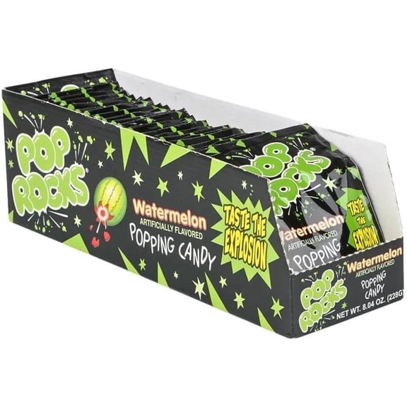 Pop Rocks Watermelon Popping Candy, 24 Count Display Box