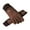 Brown, variant on Men'S Leather Gloves Imitation Washed Leather Padded And Thickened Warm Riding Gloves