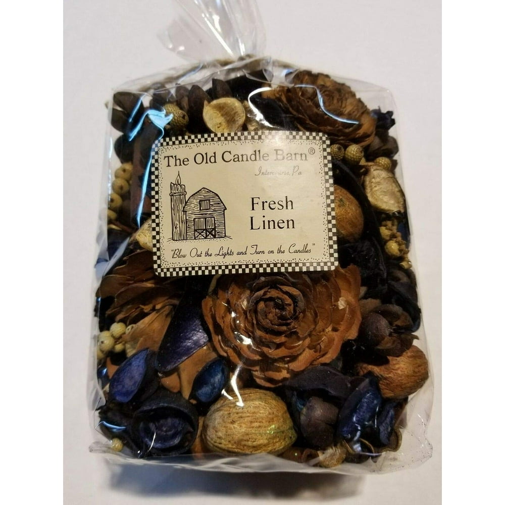 Old Candle Barn Fresh Linen Potpourri Large Bag Perfect for Spring