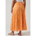 thumbnail image 4 of Jessica London Women's Plus Size Elastic Waist Cotton Flowing Maxi Crinkled Skirt, 4 of 5