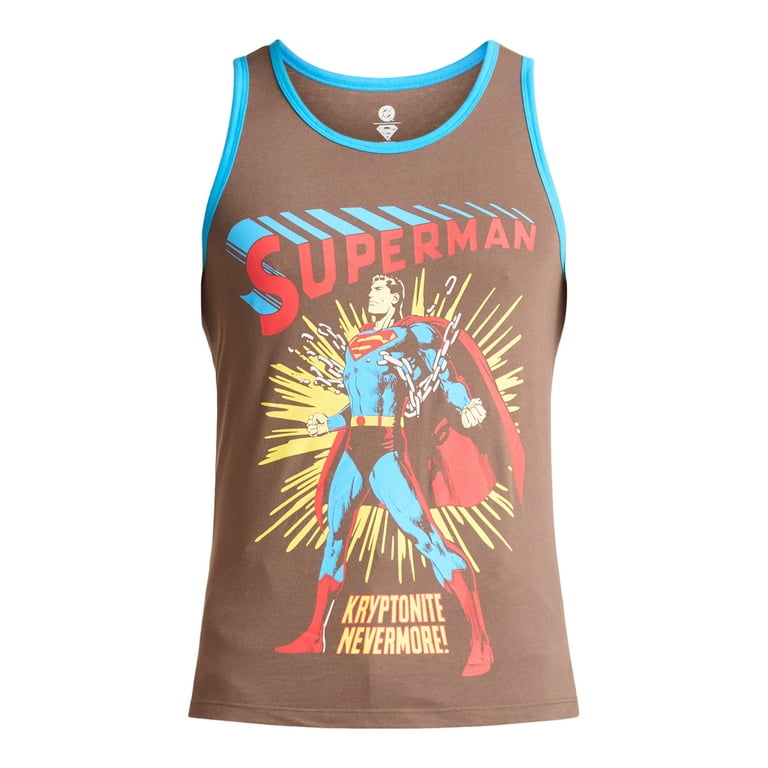 Superman Men's and Big Men's Graphic Tank Top, Sizes S-3XL