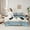 Black Blue Beige, variant on jejeloiu Happy Lake Time 7-Piece Twin Bedding Sets,Black Blue Beige Bedding Comforter Set For Men Women Reversible