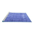 thumbnail image 2 of Ahgly Company Machine Washable Indoor Round Persian Blue Traditional Area Rugs, 4' Round, 2 of 4