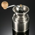 thumbnail image 3 of TFixol Portable Manual Stainless Steel Coffee Grinder with Adjustable Ceramic Burr, 3 of 6