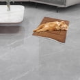 thumbnail image 6 of Barhoo Soft Reversible Fleece Pet Bed Mat Machine Washable Dog Crate Kennel Liner Comfortable Sleeping Pad for Small Medium Large Dogs Cats Home Travel Indoor Outdoor Use A Pet Bed, 6 of 7