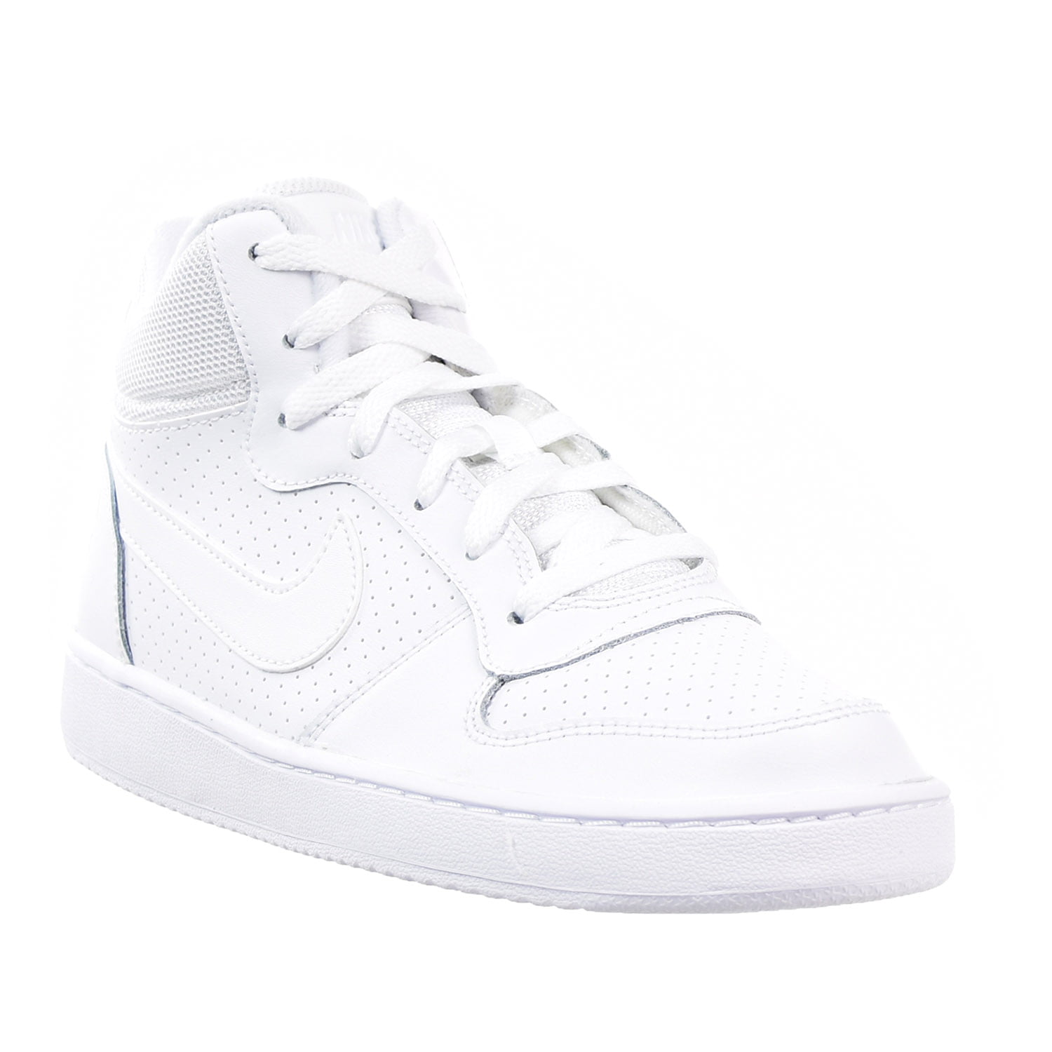 Court Borough Mid Big Kid's Shoes White/White 839977-100 - Walmart.com
