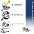 thumbnail image 4 of MAACFLOW Manguera de acero inoxidable con púas de 3/16 pulgadas de identificación de manguera a 1/4 pulgadas macho NPT (rosca OD 0,45 pulgadas) conector adaptador (paquete de 1), 4 of 5