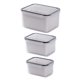 thumbnail image 3 of contenedor de almacenamiento Juego De 3 Recipientes De Almacenamiento De Alimentos Para Cocina, A Prueba De Fugas, Recipiente Rectangular Para Preparación De Comidas Rectángulo Magideal contenedor de almacenamiento, 3 of 7