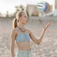 thumbnail image 2 of Official Size 5 Volleyball, Durable Soft PU Leather Indoor/Outdoor Volleyballs for Youth, Teenager, Adult, 2 of 6
