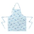 thumbnail image 2 of Light Blue Christmas Snowman Apron-Garden Aprons for Women with Pockets-Cotton Linen Waterproof Kitchen Cooking Gardening Aprons Adjustable for Kitchen,Cooking,BBQ and Salon 32"x27", 2 of 7