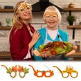 thumbnail image 5 of Unbranded Fall Thanksgiving Orange Party-Decorations Photo-Booth Props - Hats Sunglasses Photography Decor, 5 of 5