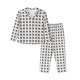 thumbnail image 1 of Balery Airplane Conjunto de Pijama con Estampado para Mujer, Conjunto de Dos Piezas con Manga Larga, Ropa de Dormir Suave con Bolsillos, Pijamas Cómodos-Large, 1 of 7