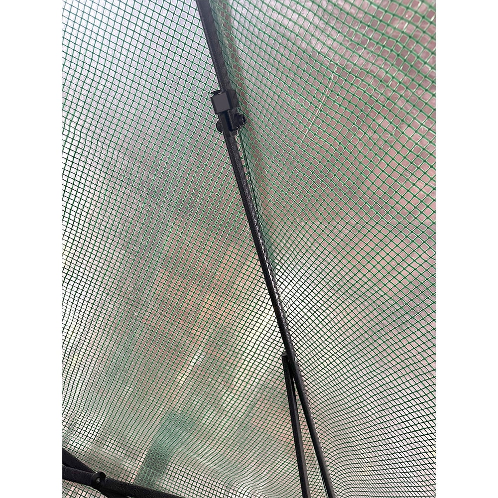 Garden Winds Custom Fit Replacement Cover Compatible with The Eagle Peak GH36 9' x 4' Lean To Portable Walk In Instant Pop Up Greenhouse Zipper Entry Doors Mesh Side Window - PE Fabric - Green