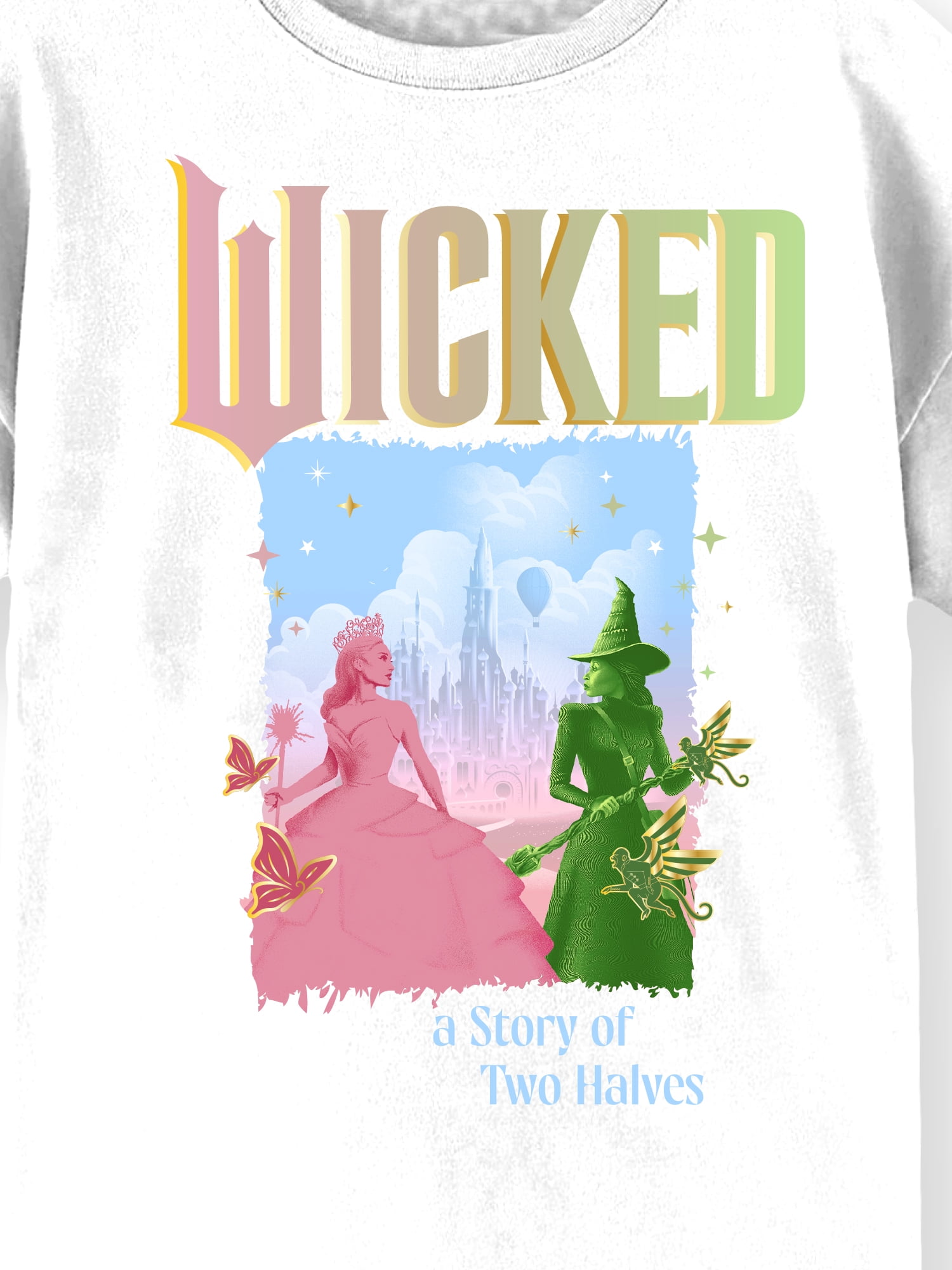 Wicked Story Girls Short Sleeve Graphic T-Shirt, Sizes 4-16