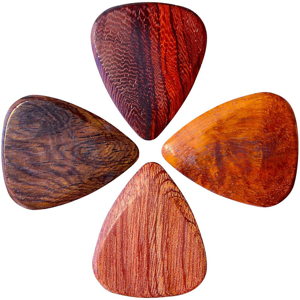 Timber Tones Acoustic Guitar Picks, 4Pack