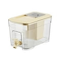 thumbnail image 1 of 6L Cold Kettle Iced Juice Dispenser Fridge Beverage Dispenser Lightweight Large Cream Yellow, 1 of 9