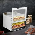 thumbnail image 6 of Autrinix Large Capacity Food Dehydrator, 8 Trays, Stainless Steel, Adjustable Temperature and Timer for Drying Fruits, Jerky, Herbs, and More, 6 of 11