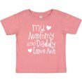 thumbnail image 3 of Inktastic Mommy and Daddy Love Me Valentine Boys or Girls Baby T-Shirt, 3 of 5