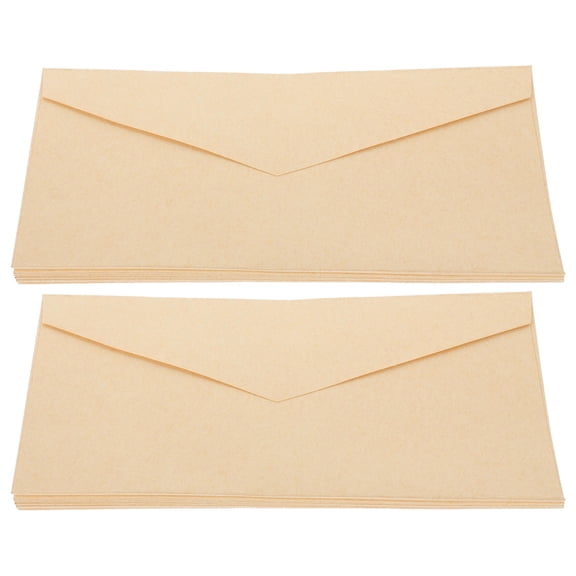 SEWCHICS Paper Storage Envelope Paper Yellow Business Card Storage Cards 10Pcs