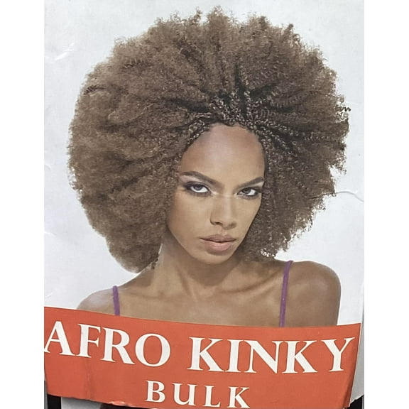 JANET Collection Noir 2x Afro kinky  Bulk 24” Premium Synthetic Hair Braiding or Crochet Hair #4