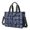 Blue and Black Checkered Pattern, variant on Blue and Black Checkered Pattern Canvas Messenger Tote Bag, Teacher Tote with Multi Pockets & Removable Strap, Durable Canvas Gifts for Birthday Christmas Thanksgiving