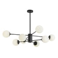 thumbnail image 5 of INSEUS Mordern Lighting Sputnik Chandelier Light Globe Shade Frosted Glass Ceiling Pendant Light(8 lights), 5 of 5